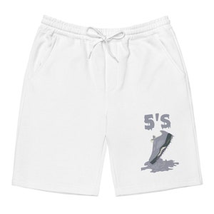 Shoe Dripping Shorts to Match Jordan Retro 5 Indigo Haze, Retro 5 Indigo Haze Shorts