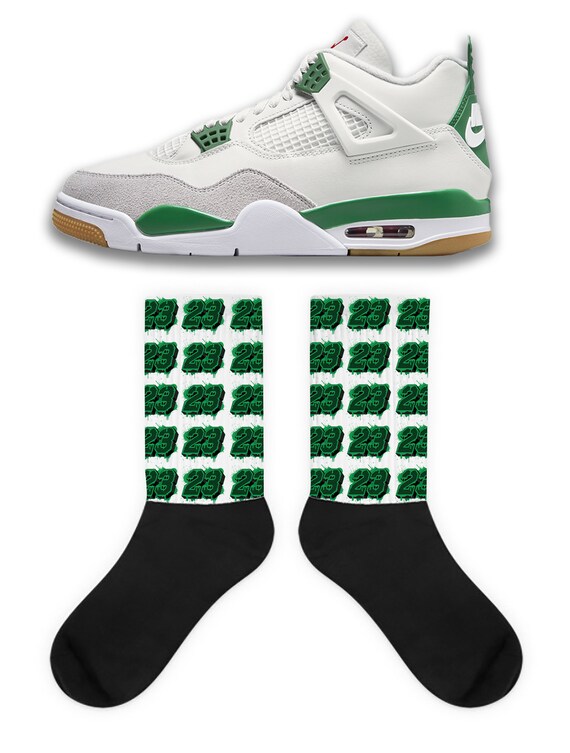 Green sock sneakers sale