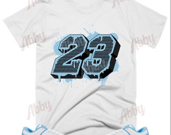 23 Shirt to Match 2 Low UNC, 2 Low UNC Shirt, 2 Low Unc Sneaker Tee