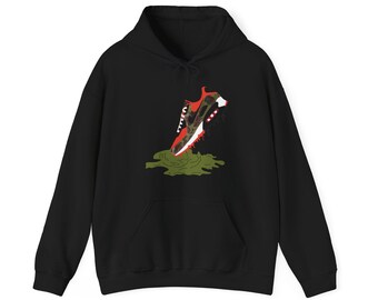 Shoe Dripping Hoodie to Match Air Max Reverse Duck Camo, Air Max Reverse Duck Camo Hoodie, Air Max Reverse Duck Camo Sneaker Hoodie