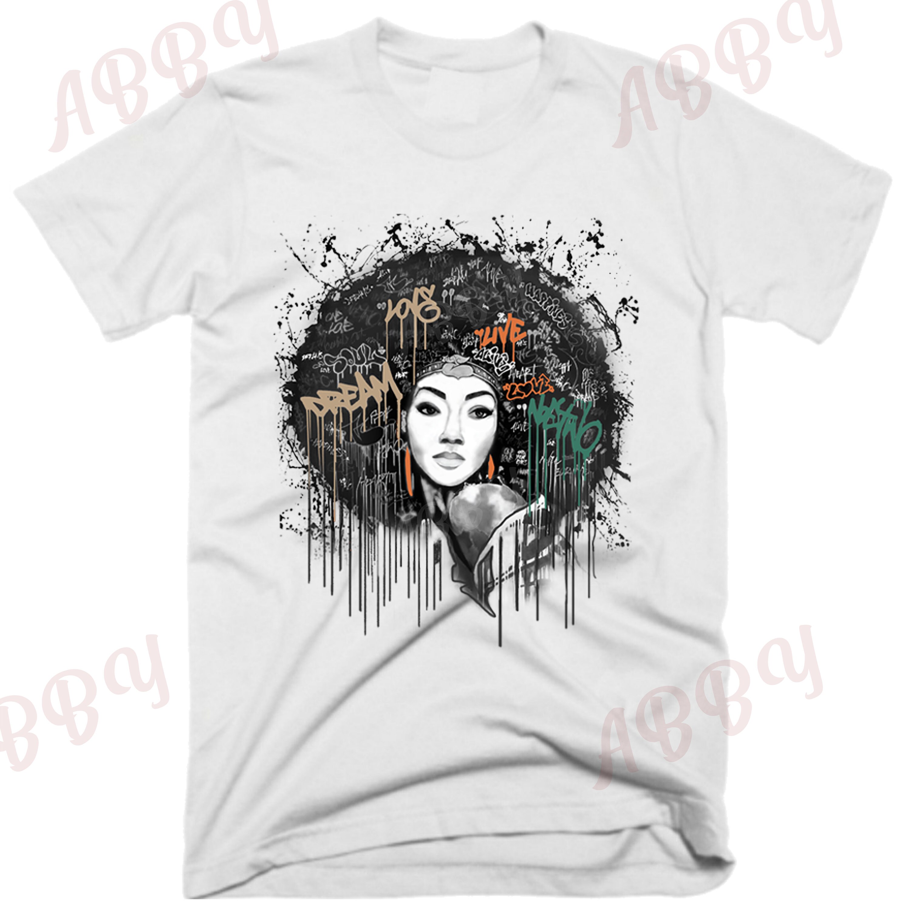 Afro Lady Shirt to Match Dunk Jarritos ,Dunk Jarritos Shirt, Dunk Jarritos Sneaker Tee