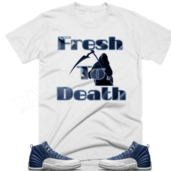 indigo blue jordan shirt
