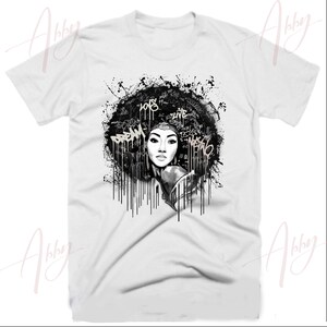 Afro lady Shirt to Match Dunk Light Orewood Brown, Dunk Light Orewood Brown Shirt,  Dunk Light Orewood Brown Sneaker Tee Shirt