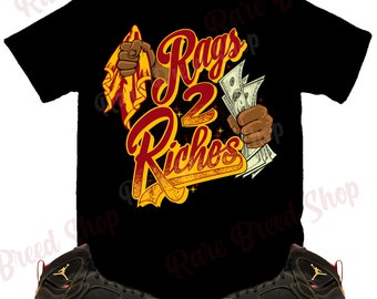 Rags To Riches Shirt to Match Jordan Retro 7 Citrus, Retro 7 Citrus Shirt, 7 Citrus Sneaker Tee