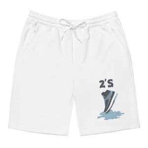 Shoe Dripping Shorts To Match Jordan Retro 2 Ice Blue, Retro 2 Ice Blue Shorts, Retro 2 Ice Blue Sneaker Shorts