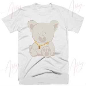 Teddy Bear Shirt to Match Dunk Light Orewood Brown, Dunk Light Orewood Brown Shirt, Dunk Light Orewood Brown Sneaker Tee Shirt