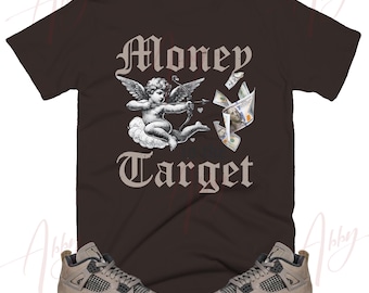 Money is the Target Shirt to Match Jordan 4 Cavestone, Retro 4 Cavestone, Cavestone 4s Sneaker Tee
