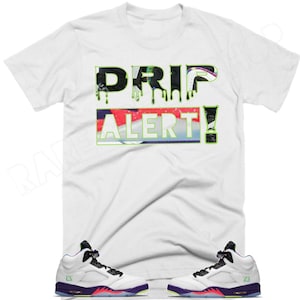 Air Jordan 5 Alternate BEL AIR - “Drip Alert” Sneaker TShirt