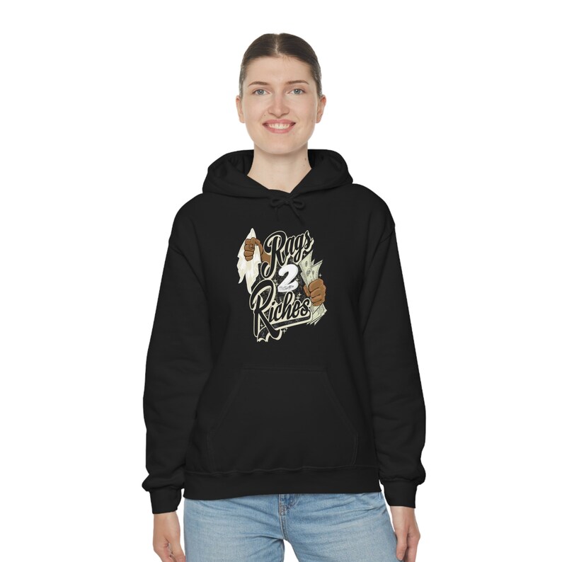 Rags to Riches Hoodie to Match NOCTA Air Terra Champagne, NOCTA Air Terra Champagne Hoodie, NOCTA Air Terra Champagne Sneaker image 4