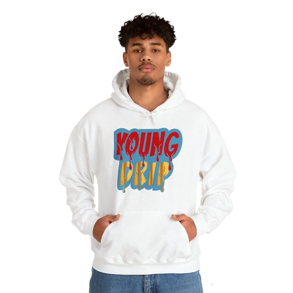 Young Drip Hoodie to Match Jordan Retro 1 UNC to Chicago Retro 1