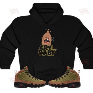 Cry  Hoodie to Match Jordan Retro 9 Beef and Broccoli, Beef and Broccoli Hoodie, Beef and Broccoli Sneaker Hoodie