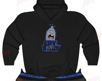 Cry  Hoodie to Match Yeezy 350 Dazzling Blue, Yeezy 350 Dazzling Blue Hoodie, Yeezy 350 Dazzling Blue Sneaker Hoodie