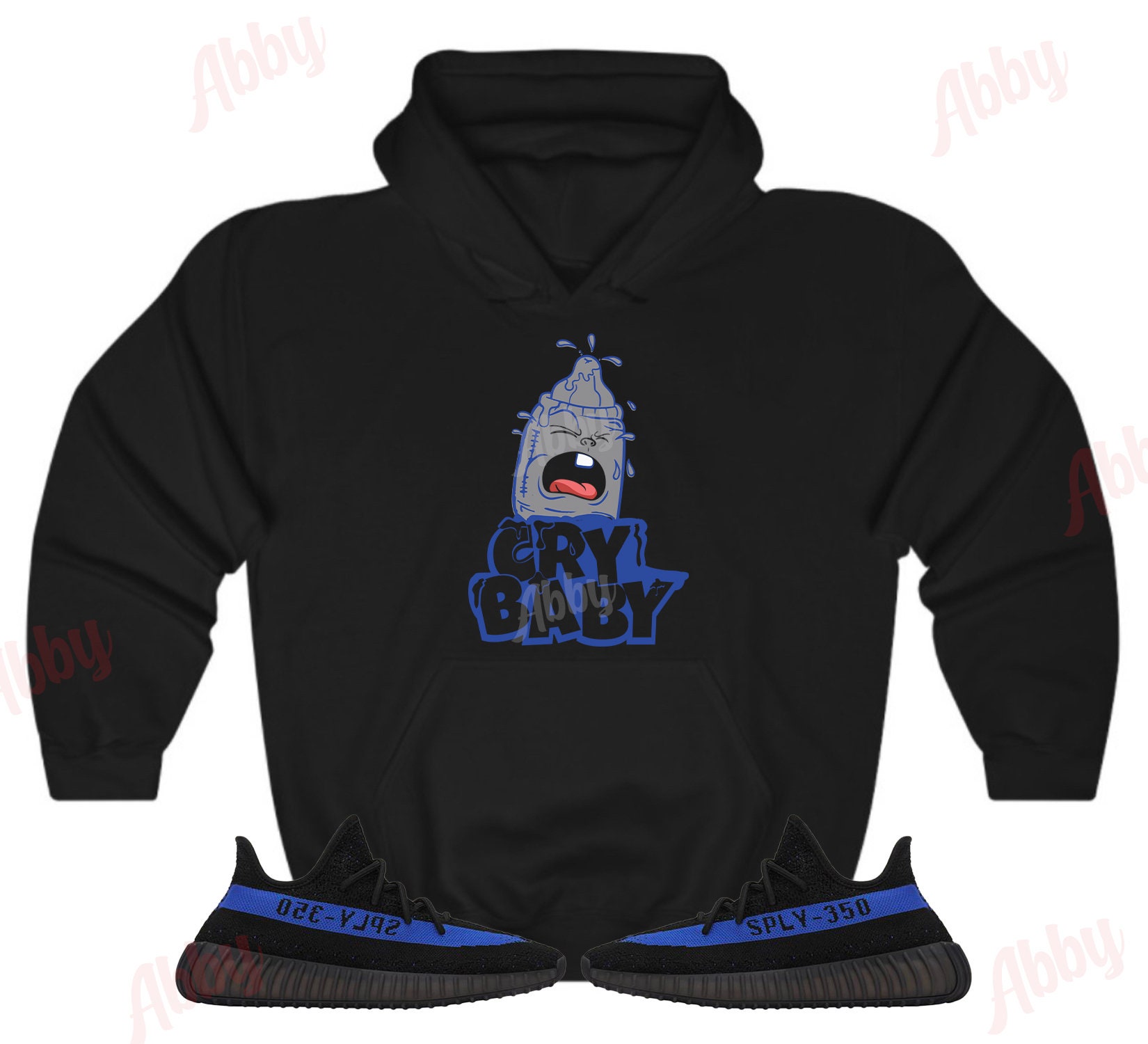 Cry Hoodie to Match Yeezy 350 Dazzling Blue Yeezy 350 - Etsy