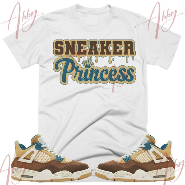 Sneaker Princess Shirt to Match Jordan Retro 4 Cacao Wow, Retro 4 Cacao Wow Shirt, Cacao Wow Sneaker Tee