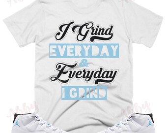 jordan 11 low legend blue matching shirt