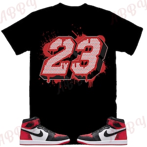 23 Shirt to Match Jordan 1 Ruby, Retro 1 Ruby Shirt, Ruby 1s Sneaker Tee