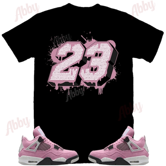 23 Shirt to Match Retro 4 Jordan Womens Orchid, Jordan 4 Womens
