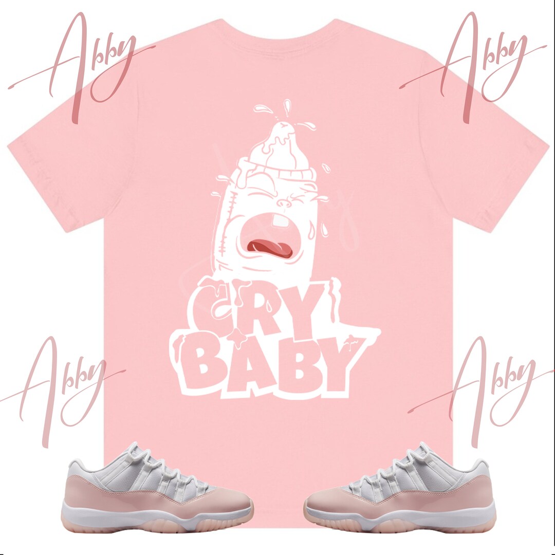 Cry Shirt to Match Retro 11 Legends Pink Jordan 11 Legends Pink Shirt Legends Pink 11s Sneaker Tee Etsy
