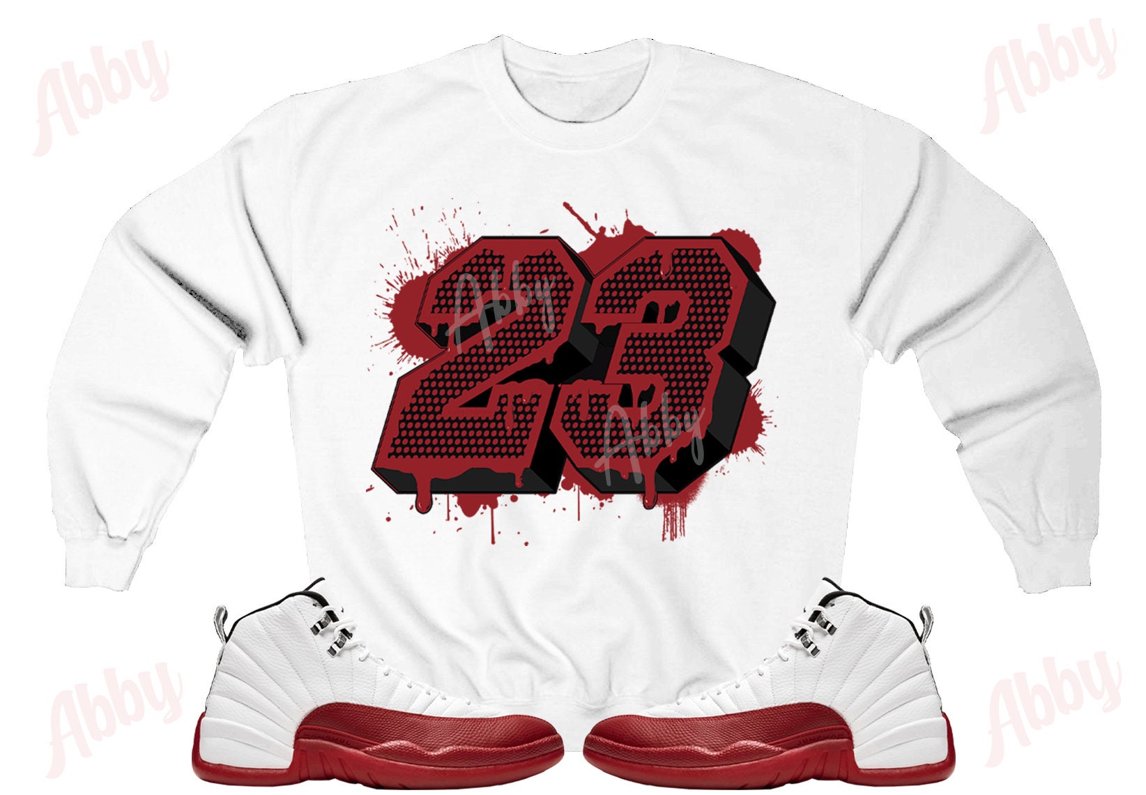 Aj 12 and matching sweat shirt Air Jordan 12 Black Wolf Grey | Shoe Box Unisex Shirt | SNRT  main image 2
