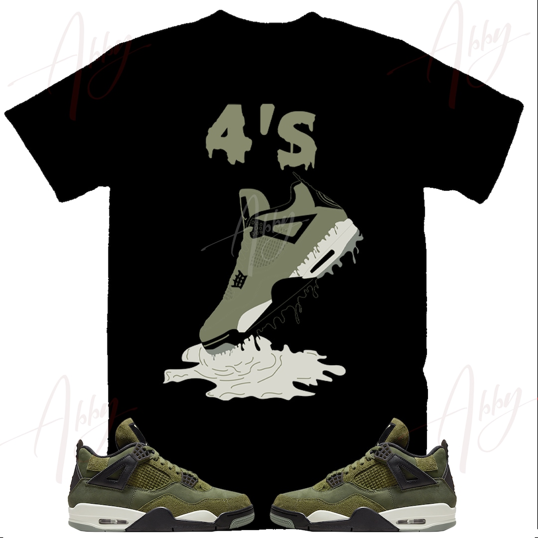 MJ(4) T-Shirt Match Jordan 4 Craft Olive main image 1