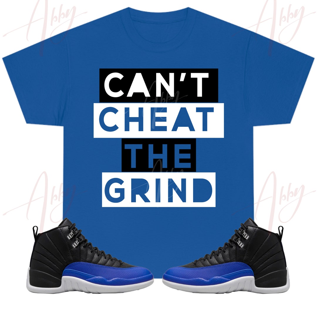 Retro 12 black shop and blue shirts