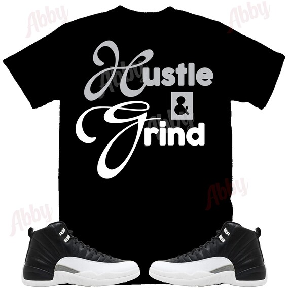 Black and white store jordans retro 12