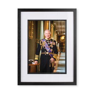 King Charles III Official Portrait Print: Royal Regal Poster - Etsy UK