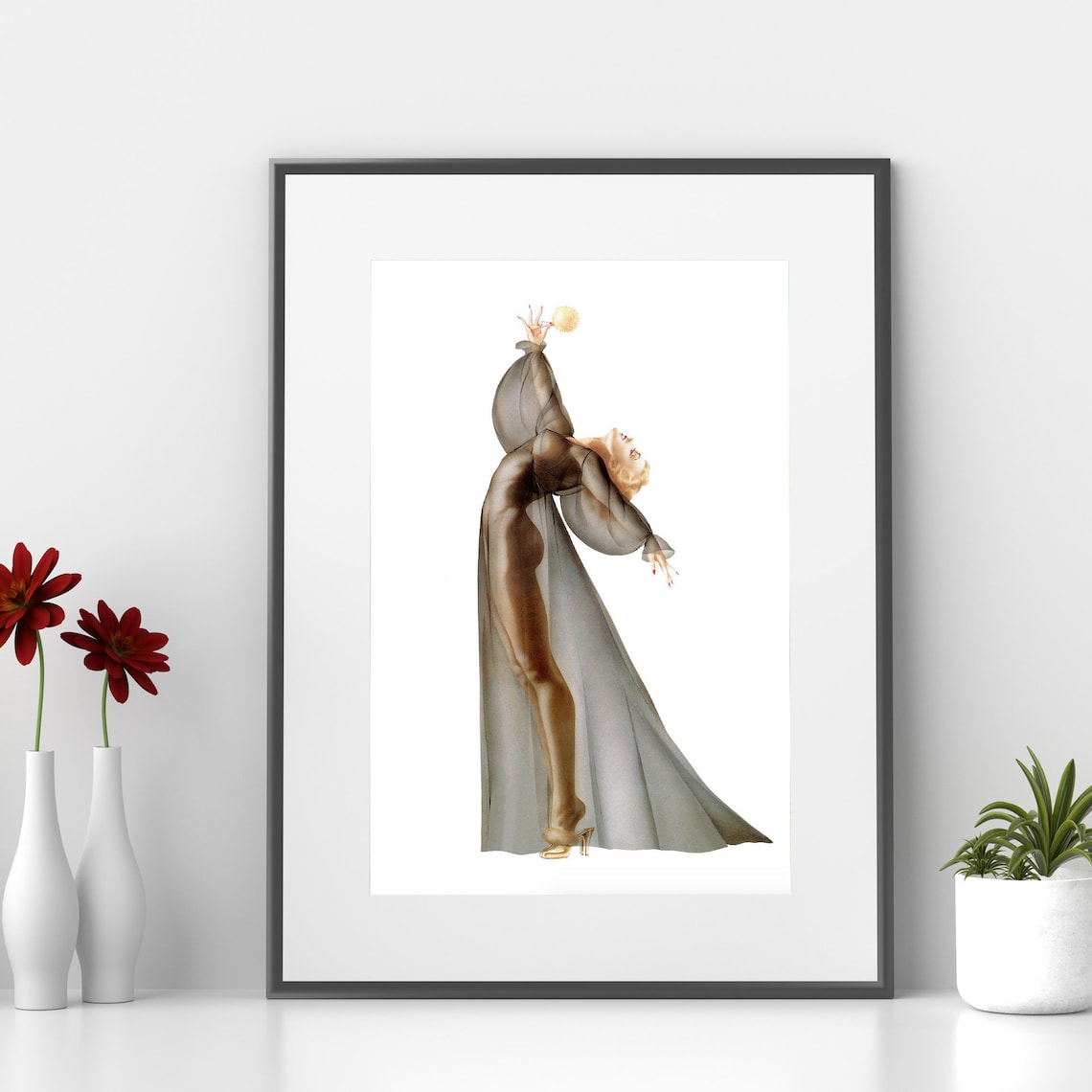 Nude Pin up Art Print 1940's Vintage Pin-up Art Alberto - Etsy