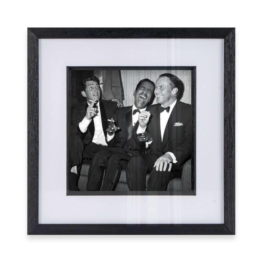 RAT PACK PRINT, Rat Pack Poster, Black & White Remastered Photograph