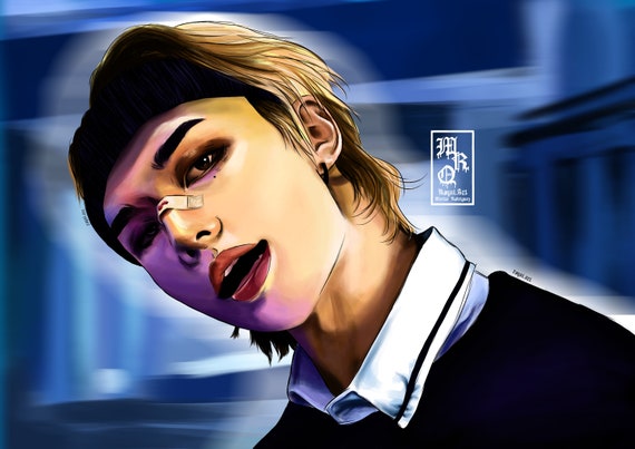 Stray Kids Hyunjin Easy Druck Etsy