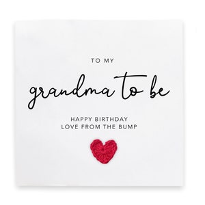 Alles Gute zum Geburtstag Oma Karte von Bump, Oma zu sein, Happy Birthday Oma, Oma zu sein Geburtstagskarte Love Bump