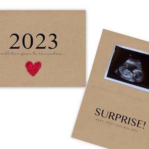 Faire-part de grossesse, Promotion officielle, Révélation de bébé, Faire-part de grossesse, Carte personnalisée de Révélation de bébé