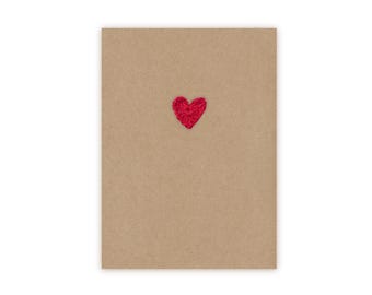 Blank Card, Heart Note Cards, Multipack Card, Bulk, Any Occassion, Thank You Heart Blank Card Set, Blank Card, A5 Card, Small Card