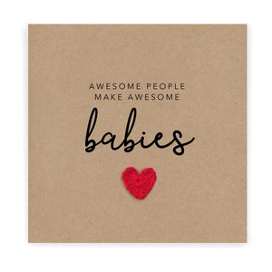 Carte de naissance pour les nouveaux parents, Carte de naissance, Carte future maman, Carte de baby shower, Carte de grossesse, Petite fille, Petit garçon, Carte pour le nouveau-né