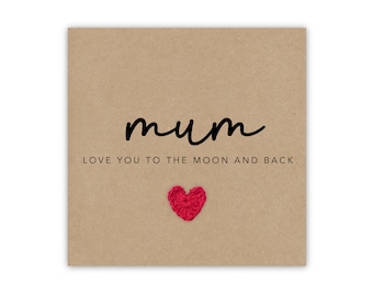 Mothers Day Card, Happy Mothers Day Mum Card, Mothers Day Card For Mummy, Mum Mothers Day Card, Special Mothers Day Card, Love you Mum