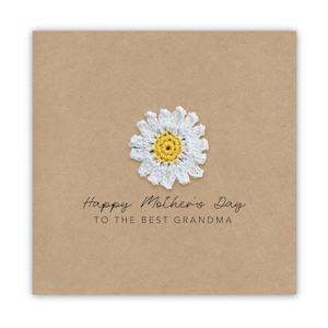 The Best Grandma On Mothers Day, From Your Granddaughter, Personalised Grandma Mothers Day Card, For Grandma, Gran Mothers Day Card