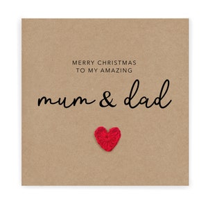 Frohe Weihnachten für Mama und Papa, Weihnachtskarte für Eltern, Weihnachtskarte für Eltern, Mama, Papa Weihnachtskarte