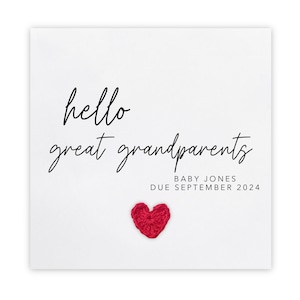 Pregnancy Announcement Card, Your Official Promotion Notice From Parents to Grandparents, Baby reveal, Card to Grandparents, Announcement