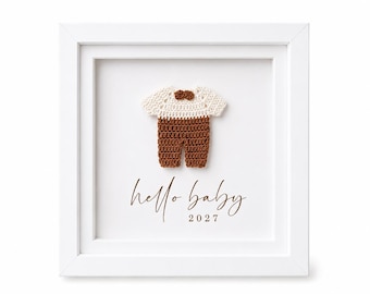 New Baby Gifts, Baby Boy Gift, Gifts For Newborn, 1st Birthday gift, Frame, Welcome to the world, Baby Frame, Personalised Keepsake Nursery