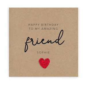 Personalisierte alles Gute zum Geburtstag meinem besten Freund, einfache Geburtstagskarte für Freund, Geburtstagskarte für Freund, alles Gute zum Geburtstag Freund, Geburtstag