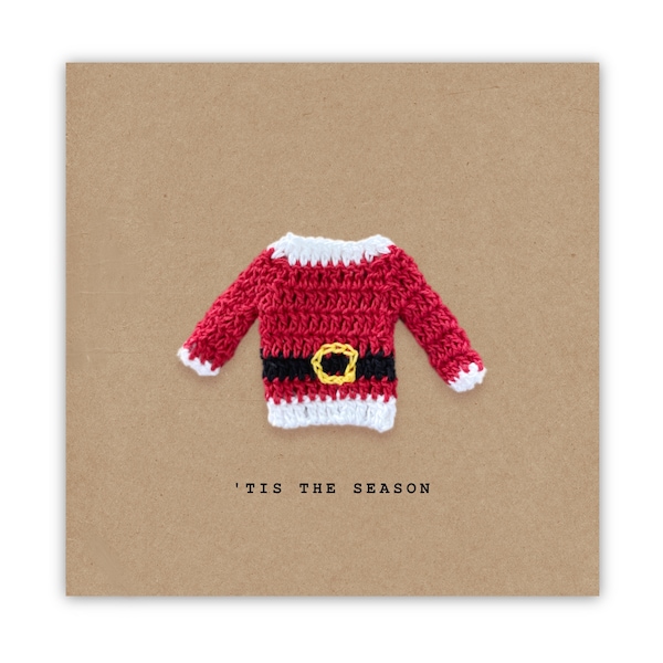 Christmas Card Pack,  Tree Ornament, Christmas Jumper Card, Christmas card pack, Ornament, Christmas Card Set, Handmade, Tree decoration