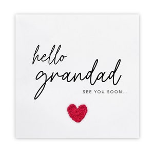Faire-part de grossesse personnalisé, Votre annonce officielle de promotion de papa à grand-père, Faire-part de grossesse, Grands-parents, Faire-part