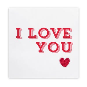 Ich liebe dich Karte, Valentinstag Karte, Karte für Mann, Frau, denjenigen, den ich liebe, Partner, Freund, Freundin, für ihn, für sie