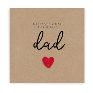 Papa Joyeux Noël au meilleur beau-père, Carte de Noël pour papa, Carte de Noël pour les parents, Carte de Noël papa