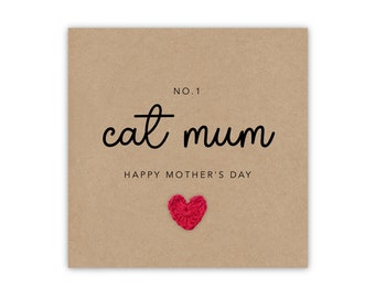 Cartão de Dia das Mães para Mãe de Gato, Cartão de Dia das Mães para Mãe de Gato, Cartão de Dia das Mães para Pai/Mãe de Gato, Cartão de Feliz Dia das Mães para Mãe de Gato, Cartão de um Gato
