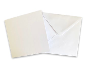 White 50 Count Best Paper Greetings Square Envelopes for 5x5 Inch Cards White 50 Count Best Paper Greetings Square Envelopes for 5x5 Inch Cards