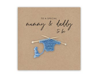 Pregnancy Card For The Mummy and Daddy To Be, Mummy and Daddy To Be Pregnancy Card, Congratulations On Your Pregnancy Card