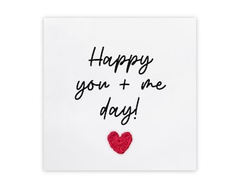 Anniversary Card For Husband, Wife Anniversary Card, Boyfriend Anniversary Card, Girlfriend, Happy You And Me Day, Valentine