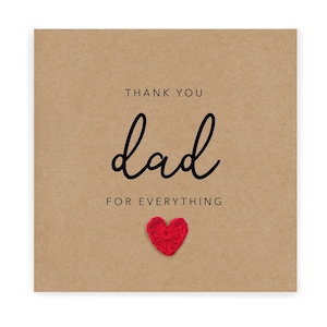 Tarjeta especial de agradecimiento para papá, linda tarjeta del día del padre, mejor tarjeta de papá, tarjeta de papá, tarjeta para papá gracias, tarjeta de papá de hijo, de hija
