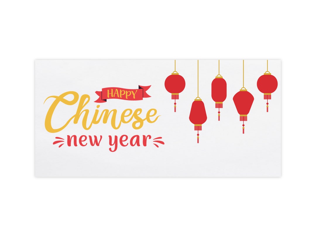 chinese new year money wallet template